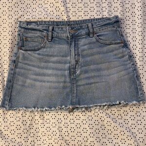 high waisted mini Jean Skirt - American Eagle